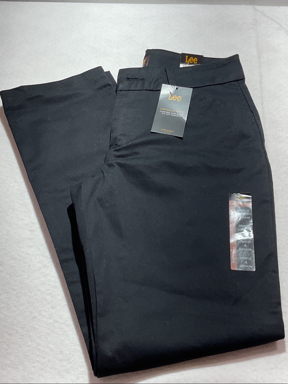 Lee Women's Black Straight Leg Pants